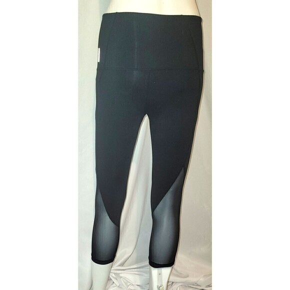 Zella High Waisted Mesh Insert Leggings - Size XS - Picture 4 of 7